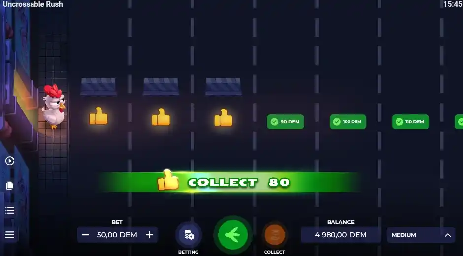 ¿Qué es Uncrossable Rush?
