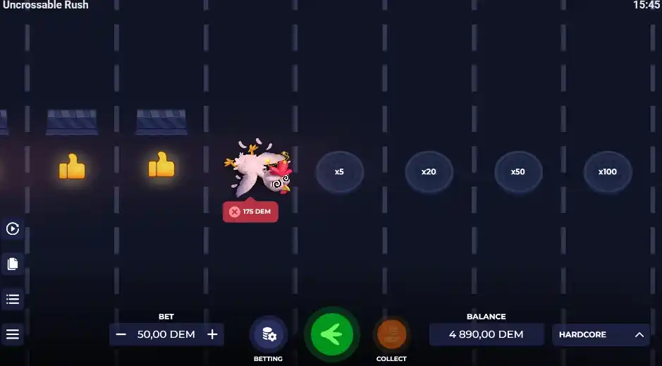 ¿Dónde jugar Uncrossable Rush con dinero real?